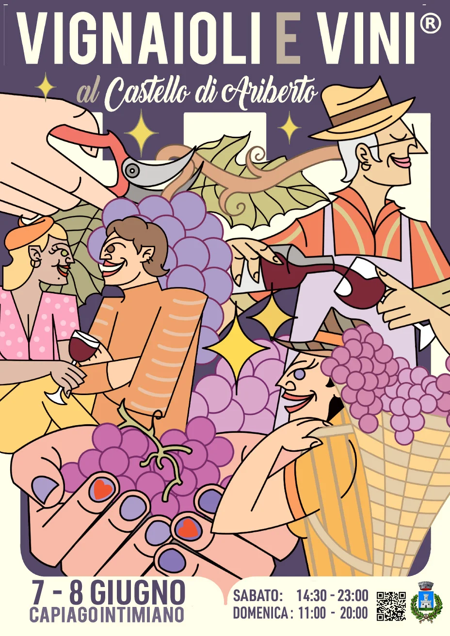 Vignaioli e Vini, lavoro grafico di Singularity Dream